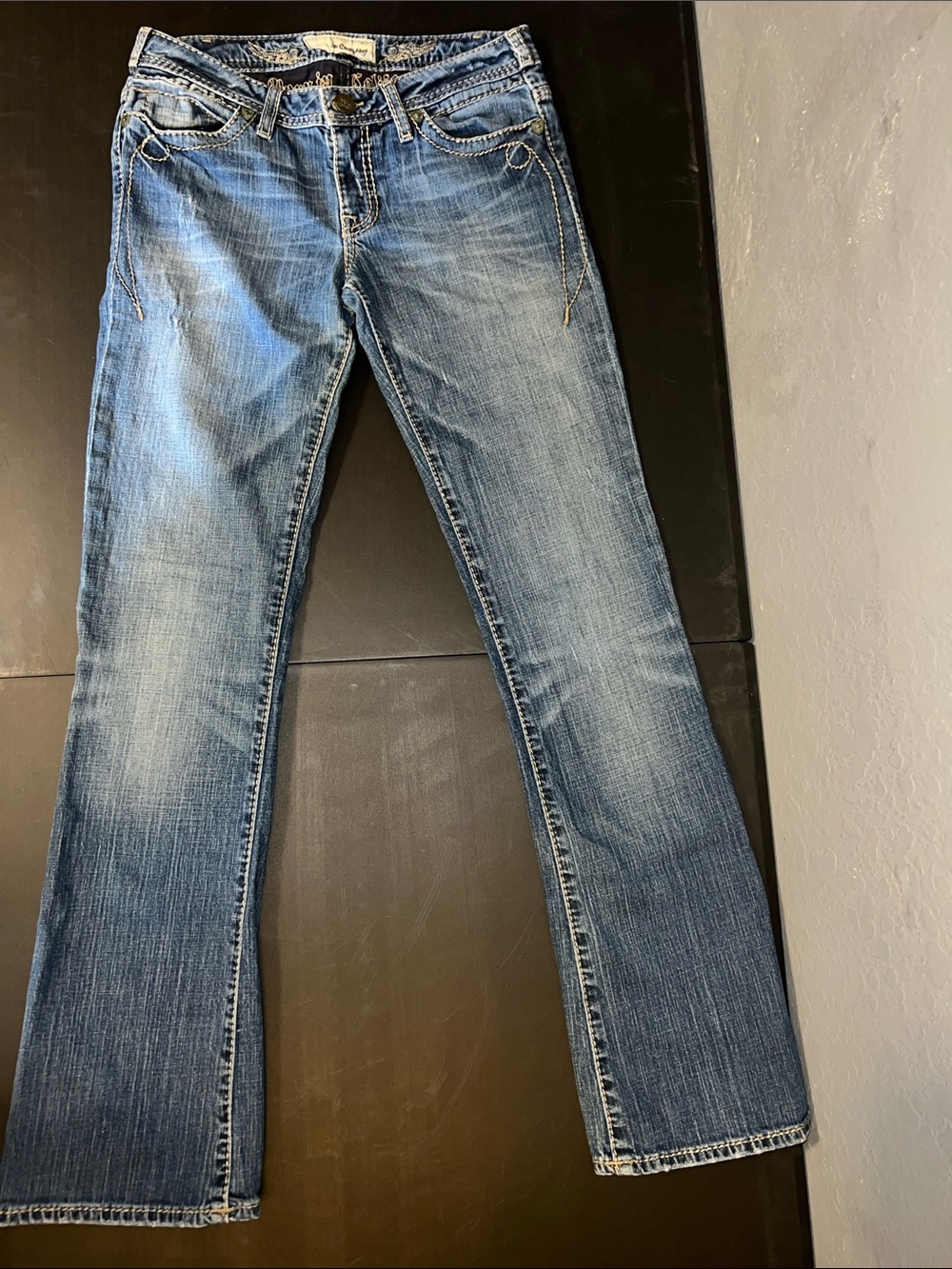 Women's Light Blue Bootcut Jeans - Unbranded